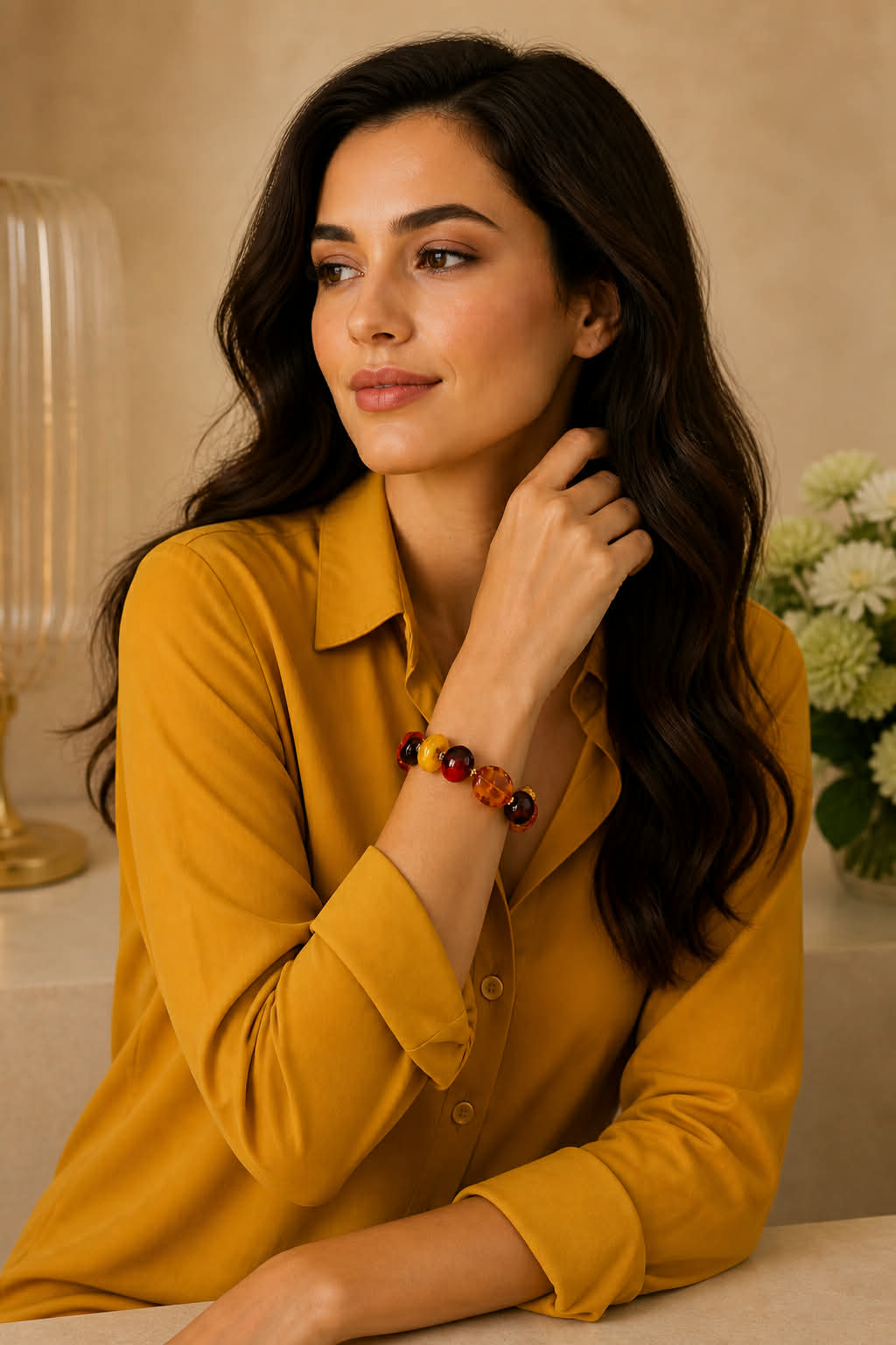 Amber bracelet