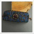 Bracelet with paua shell
