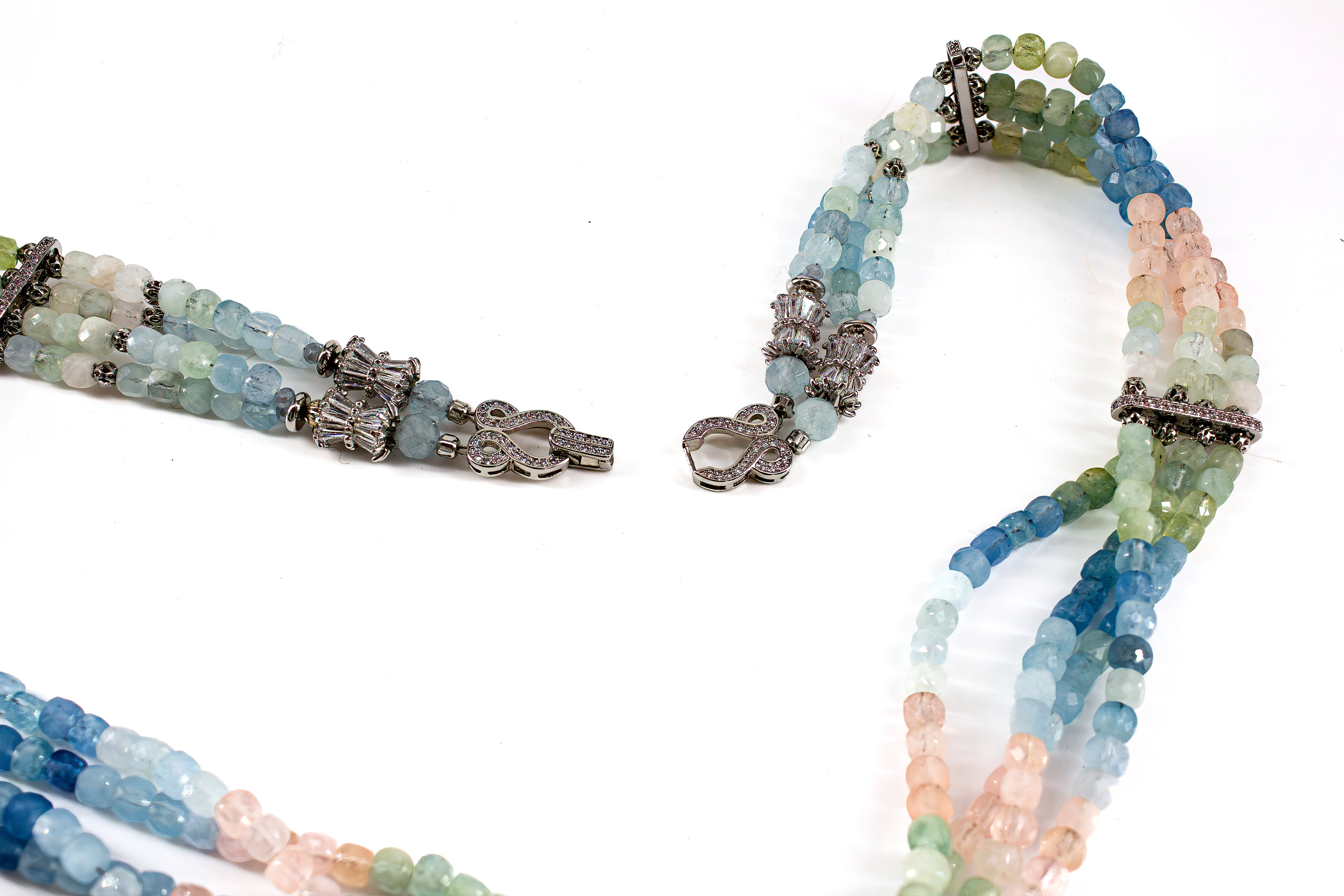 Rose Quartz & Aquamarine Necklace