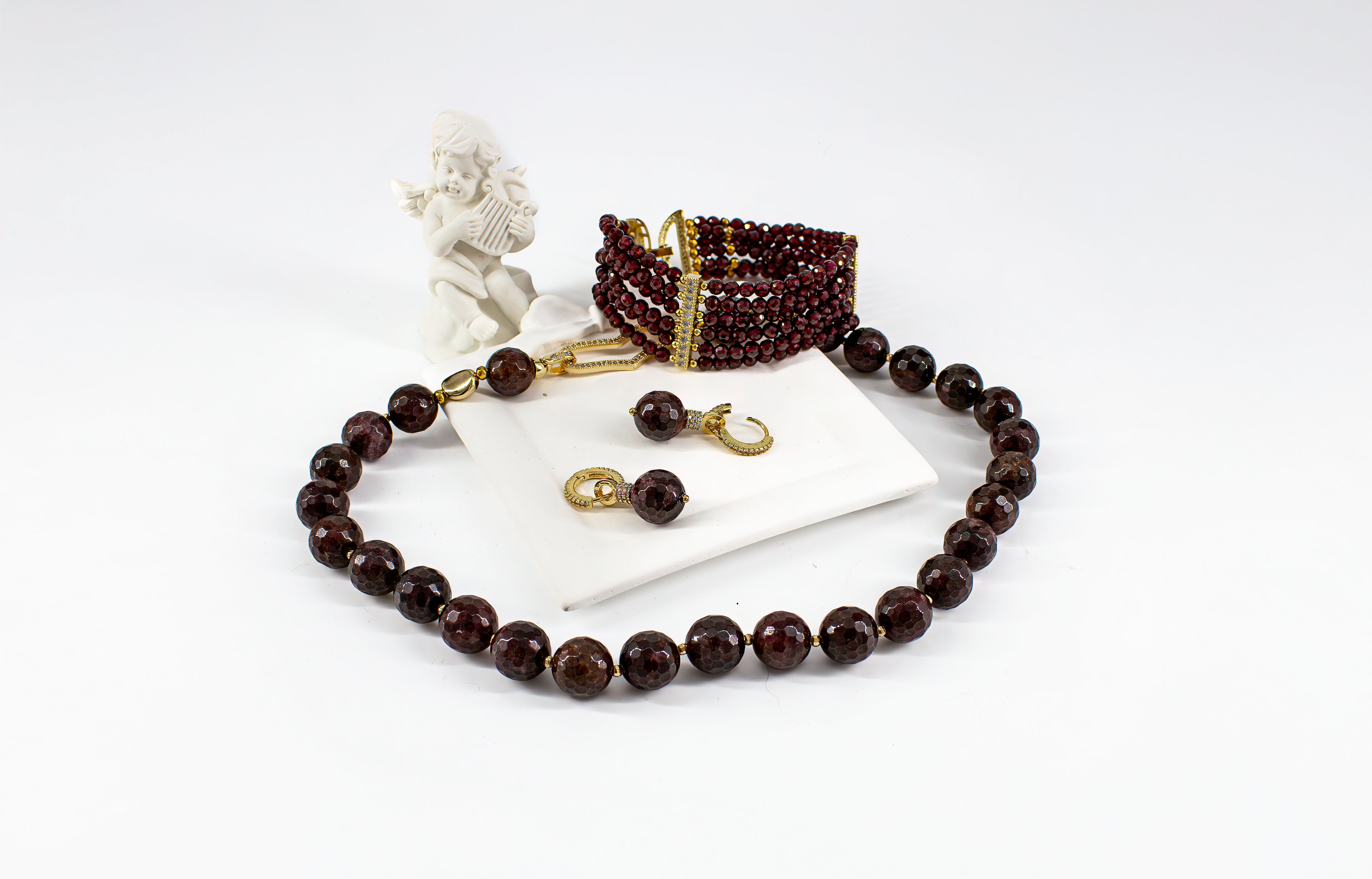 Set Red garnet