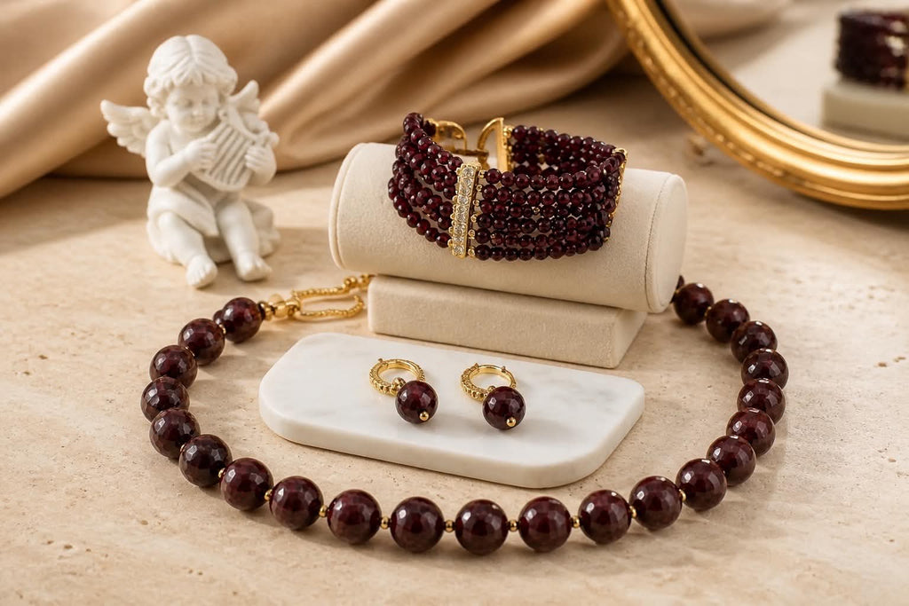 Set Red garnet