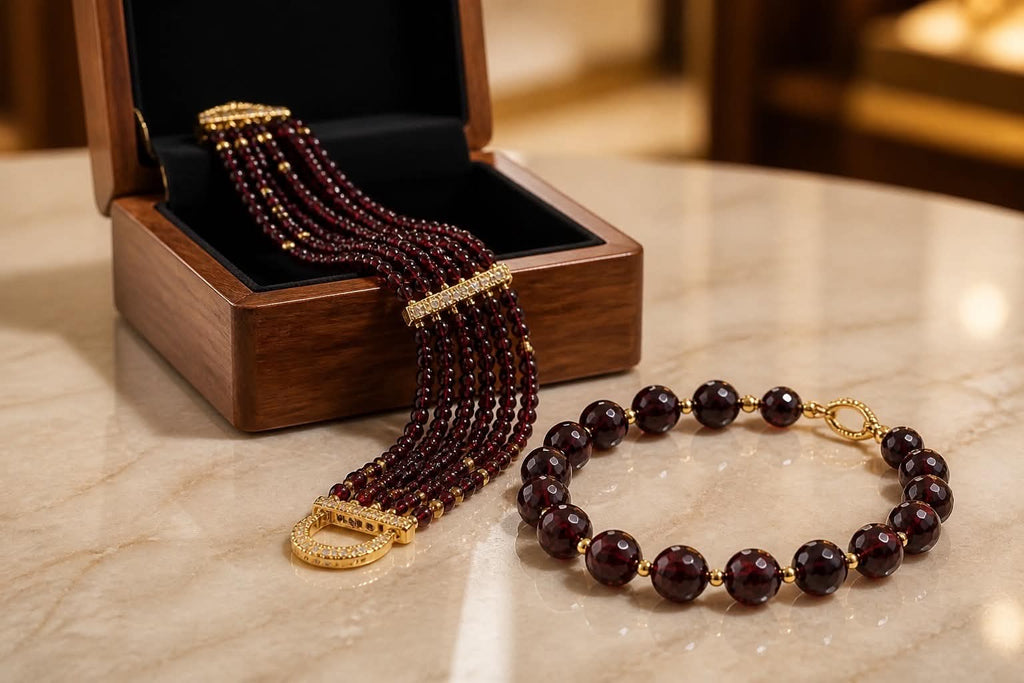 Set Red garnet