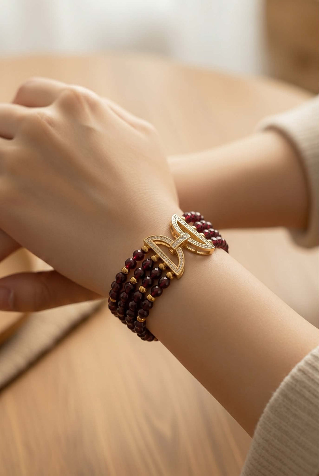 Set Red garnet