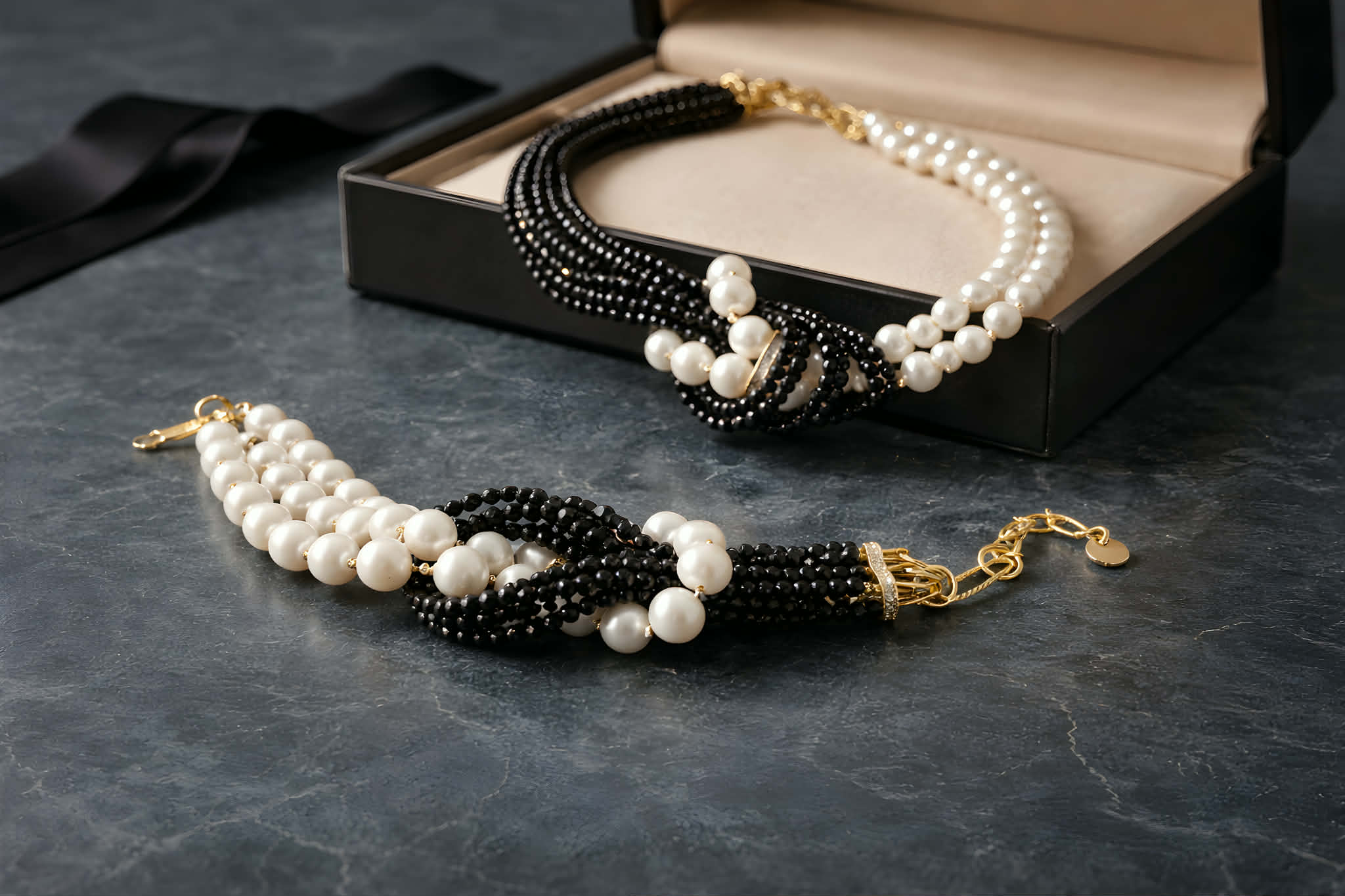 Black and white set