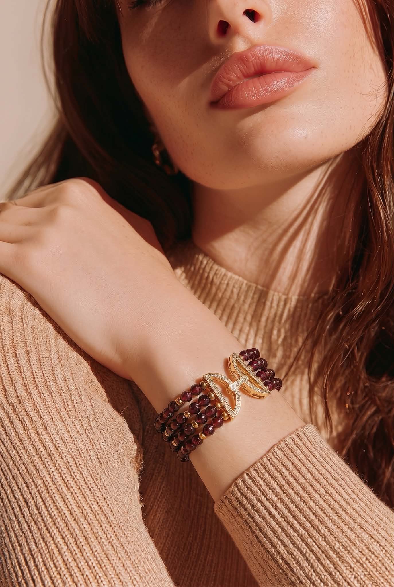Set Red garnet