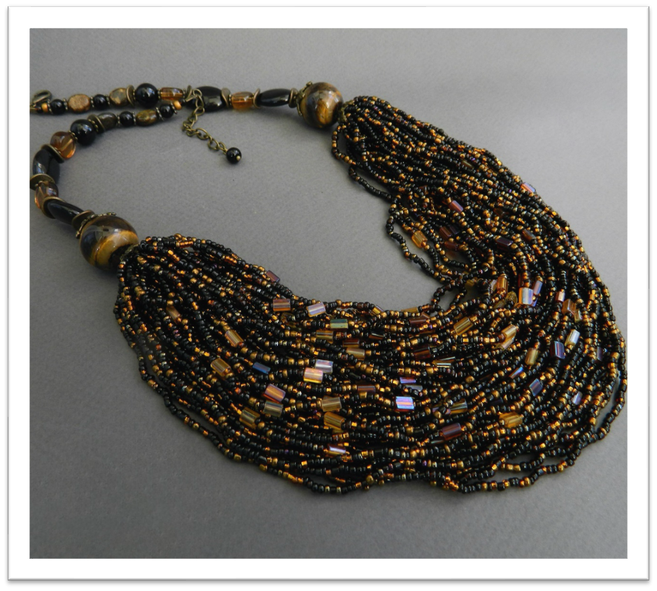 Necklace with tiger’s eye