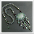 Pendant with amazonite