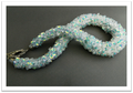 Rope necklace with sequins